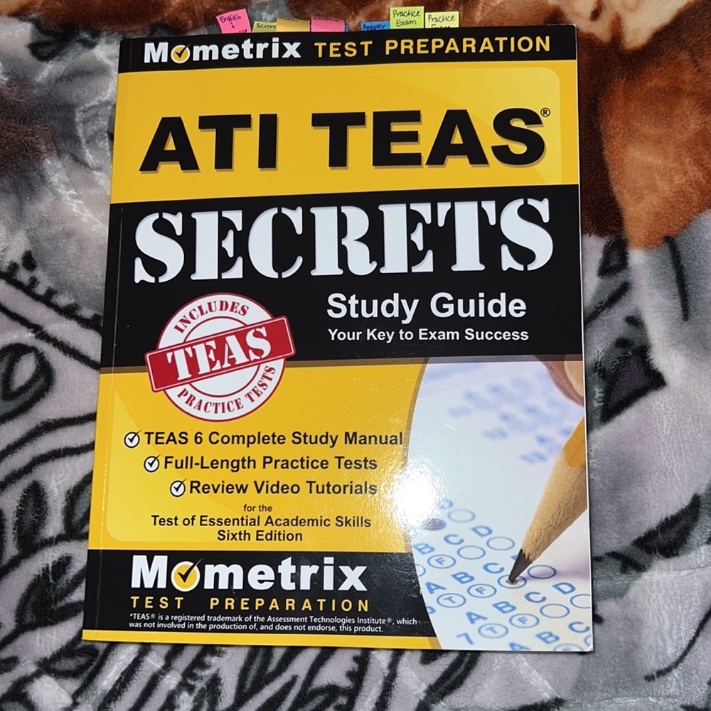 ATI TEAS Secrets Study Guide! Great for incoming Nursing students!!